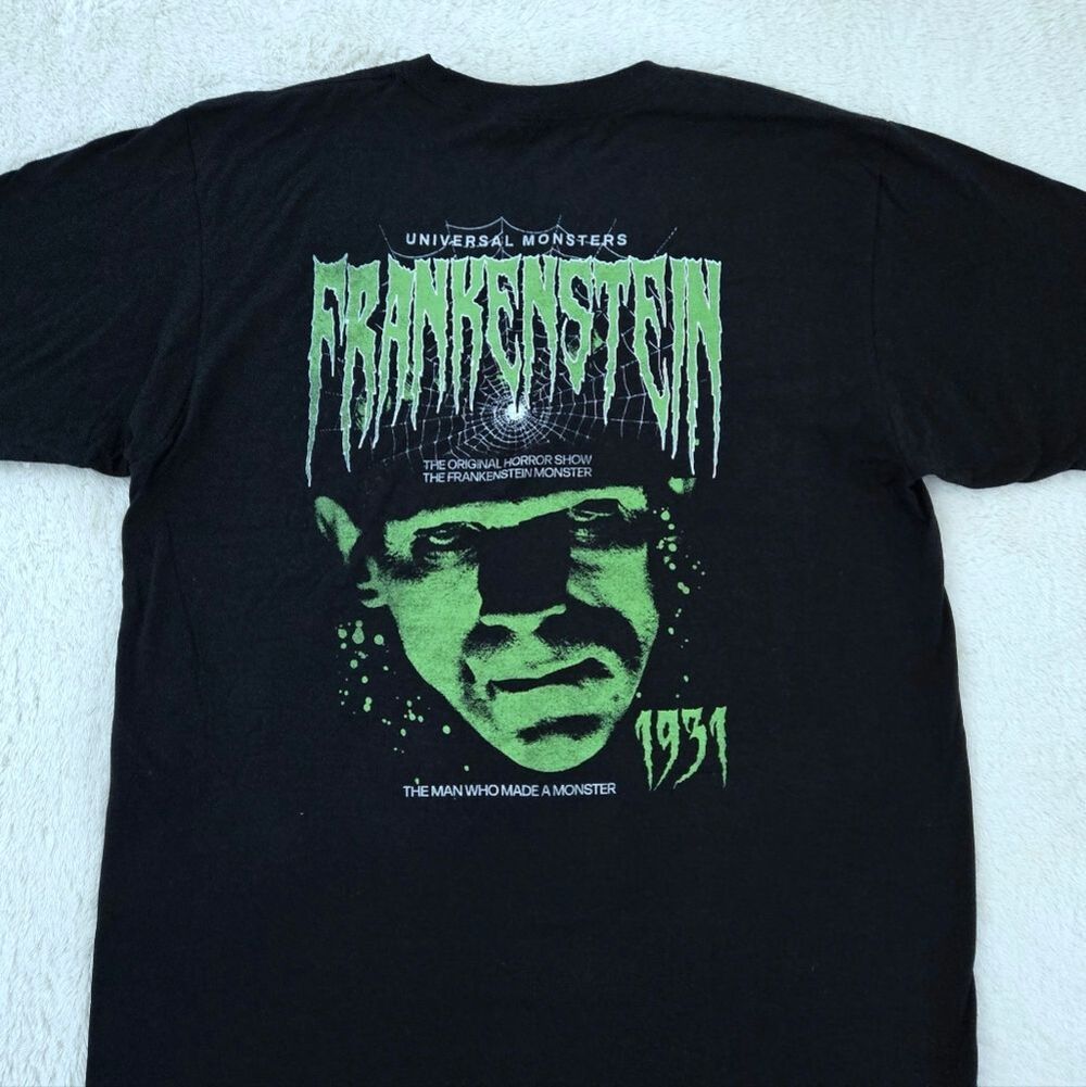 Neon Riot Universal Monsters FRANKENSTEIN Graphic Tee👕 - NWOT - Picture 10 of 13